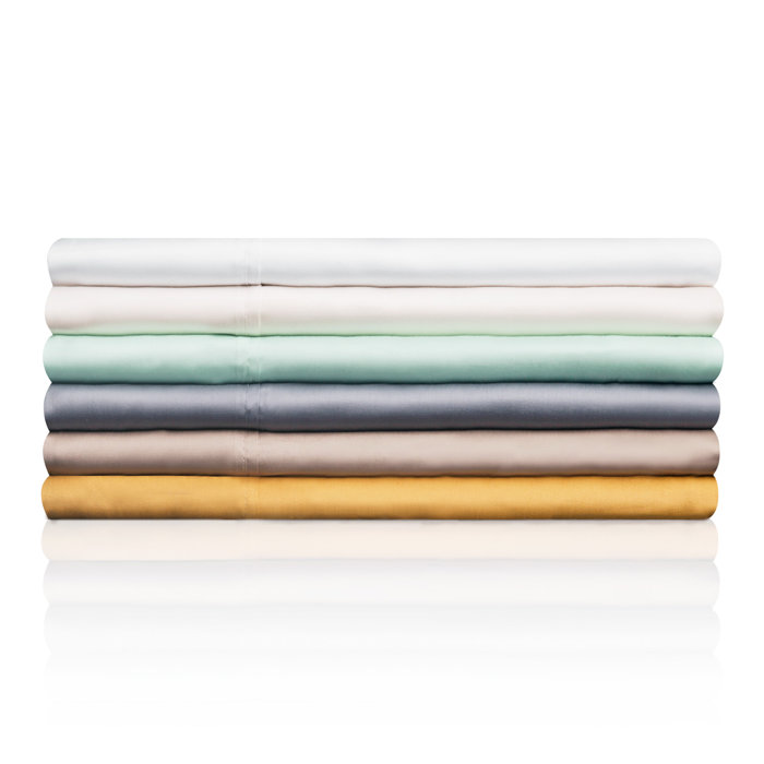 Alwyn Home Bergholt 100 Tencel™ Lyocell Sheet Set & Reviews Wayfair
